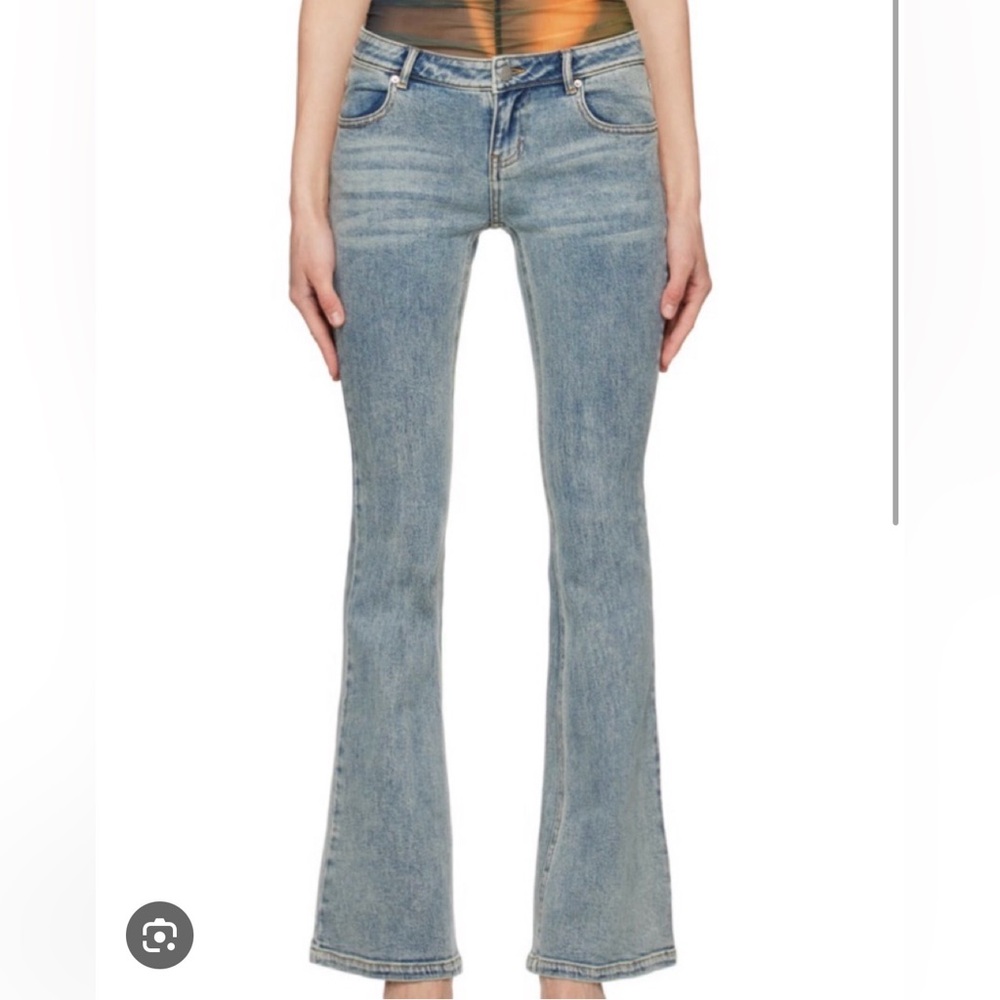 Miaou Blue Denim Flare Jeans